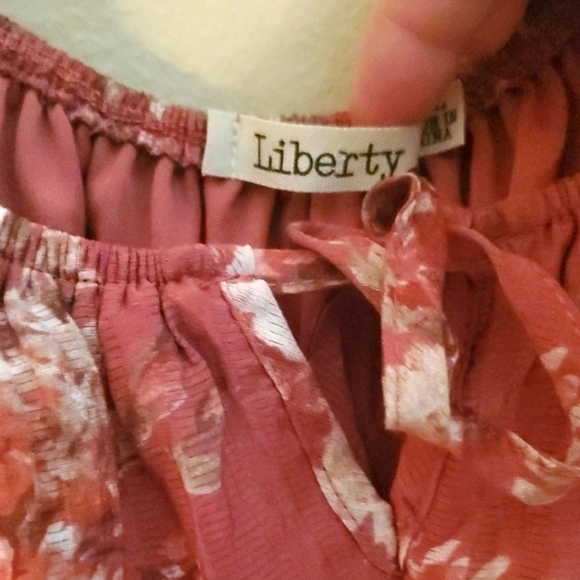 Liberty Brand Rust Floral Dress - Picture 9 of 10